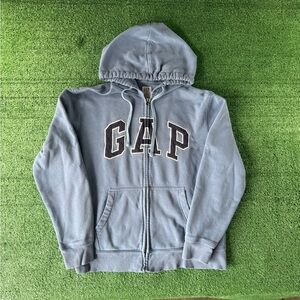 Y2k baby blue gap zip up sweatshirt. Size medium